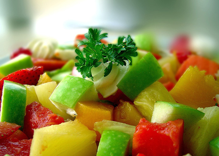 A healthy fruit salad