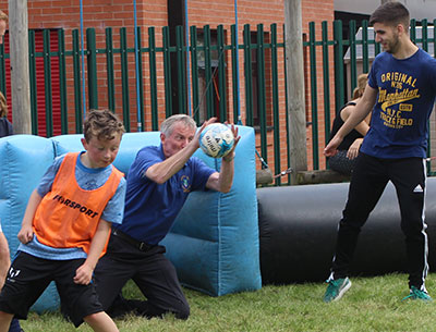 Mr Binnington - saving the day again! windmill-hill-school-former-site-manager-and-legend-phil-binnington-a