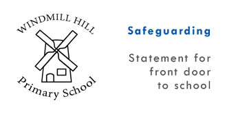 View the school 'Safeguarding Statement for front door to school'